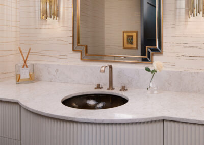Contemporary Makeover Powder Bath
