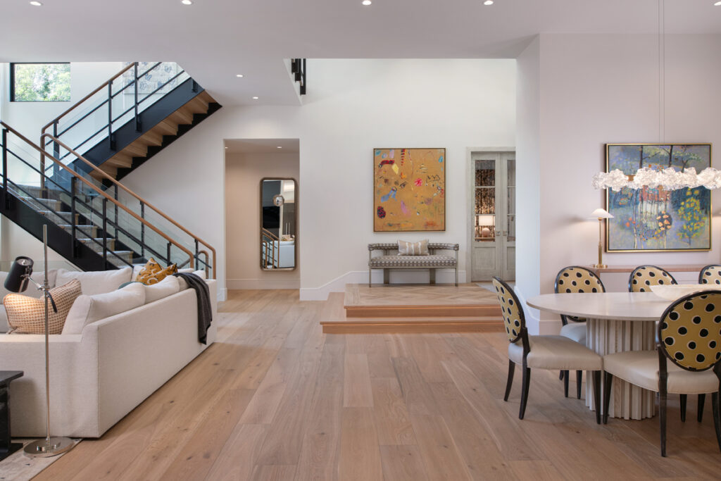 Contemporary Makeover Living Room